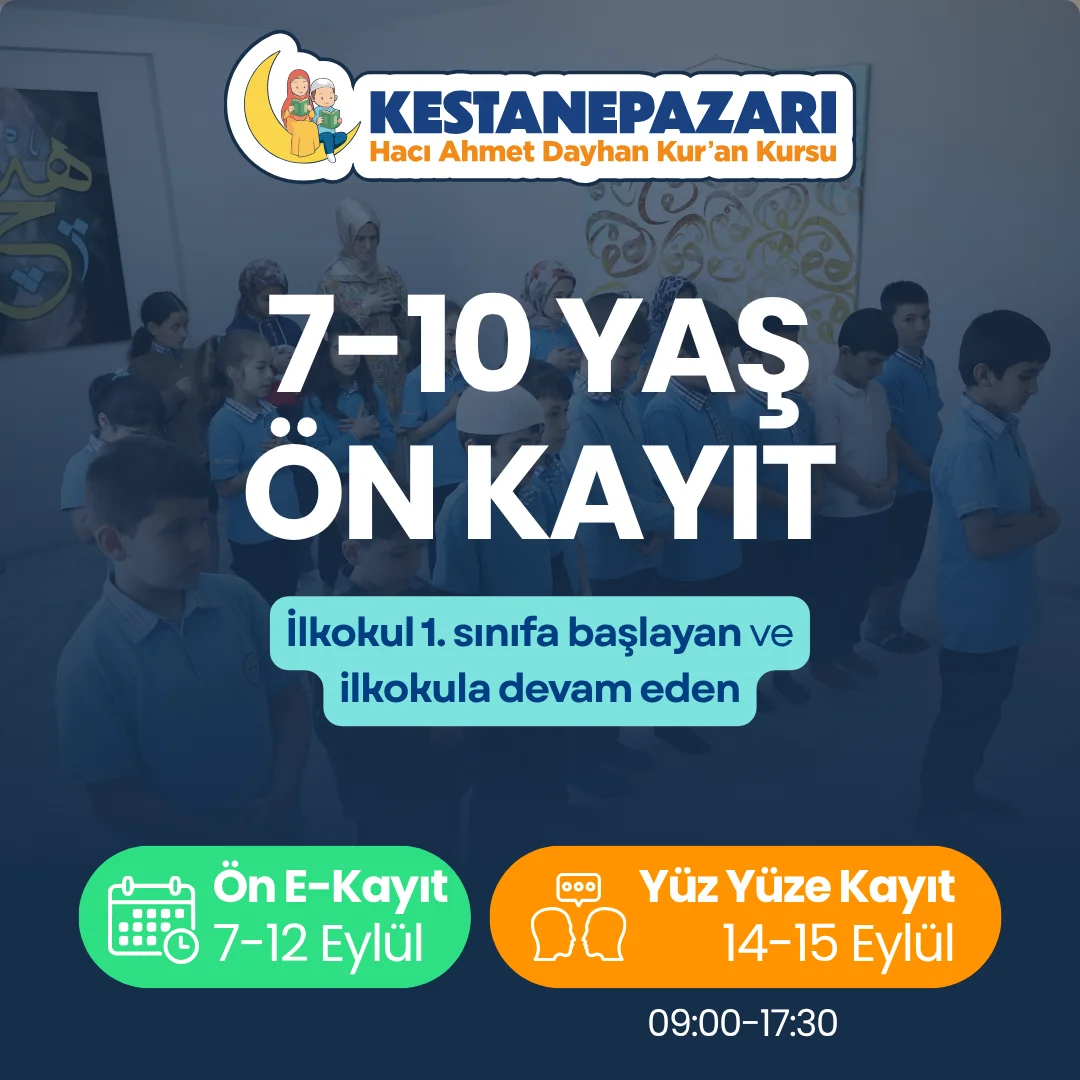 7-10 Yaş Kur'an Kursu