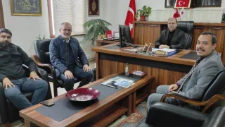 Bayraklı Müftüsü İbrahim Türedioğlu Hocamızı Makamında Ziyaret Ettik