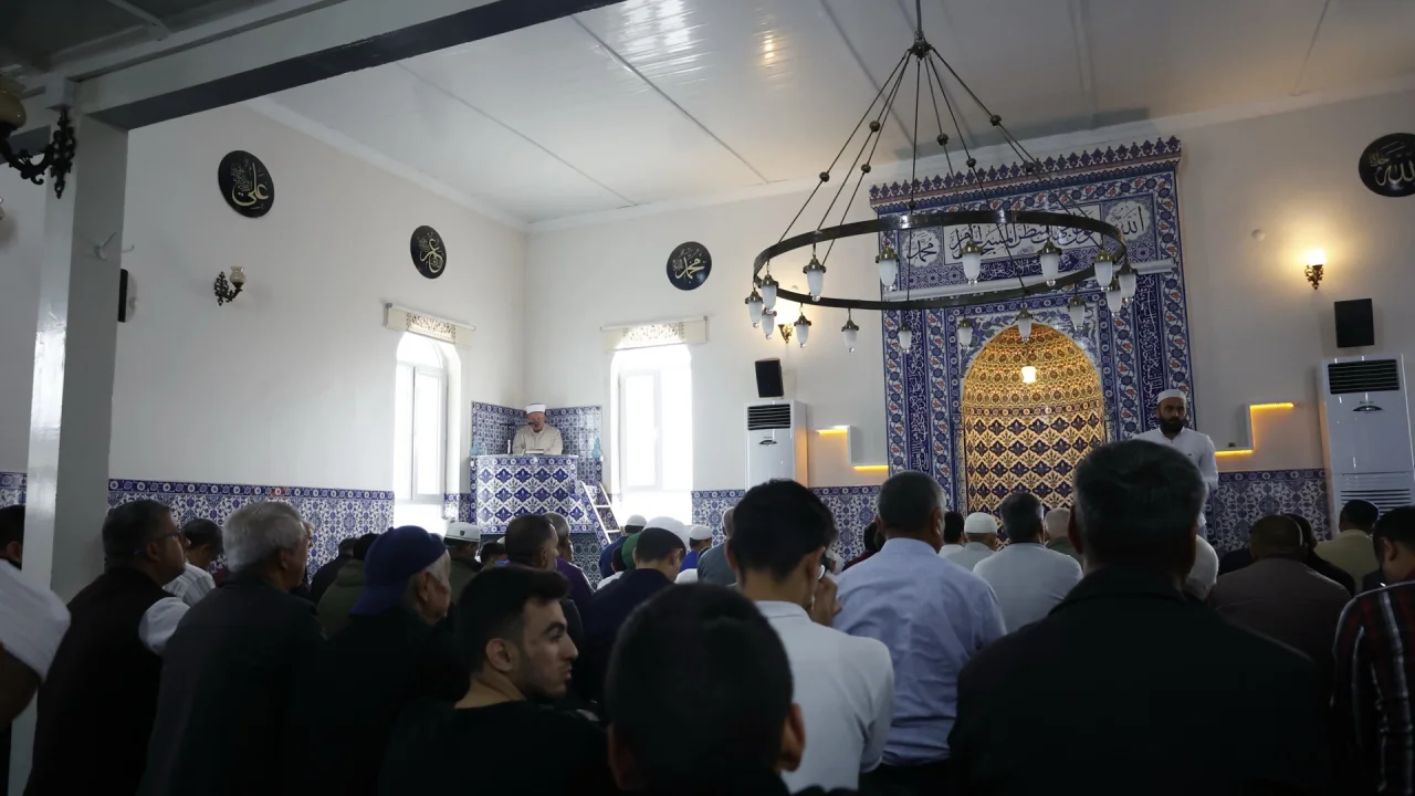 Aliağa Müftülüğü Yukarı Şakran Mahalle (Bölük) Camii’nde Kur’an Ziyafeti