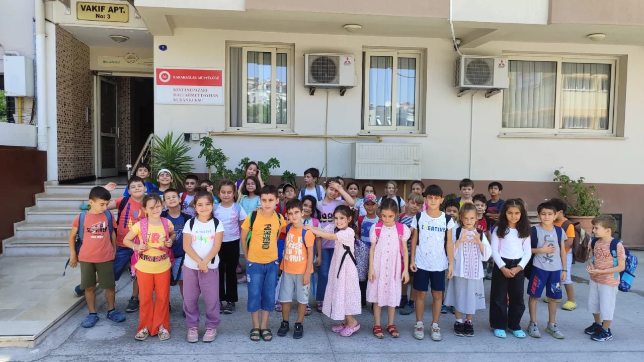 Kestanepazarı Hacı Ahmet Dayhan 07 – 10 Yaş Grubu Yaz Kur’an Kursu’na Yoğun İlgi