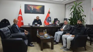 Rüştü Ünsal Polis Meslek Yüksekokulu Müdürü Ökkeş Bulut’u Ziyaret Ettik