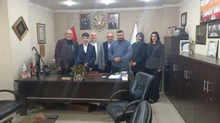 Başkan Cüneyd Dayhan Türkiye Birincisi Mehmet Küççülü’yü Makamında Ağırladı