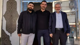 Mezunumuz Arif Gökçek’i ziyaret ettik.