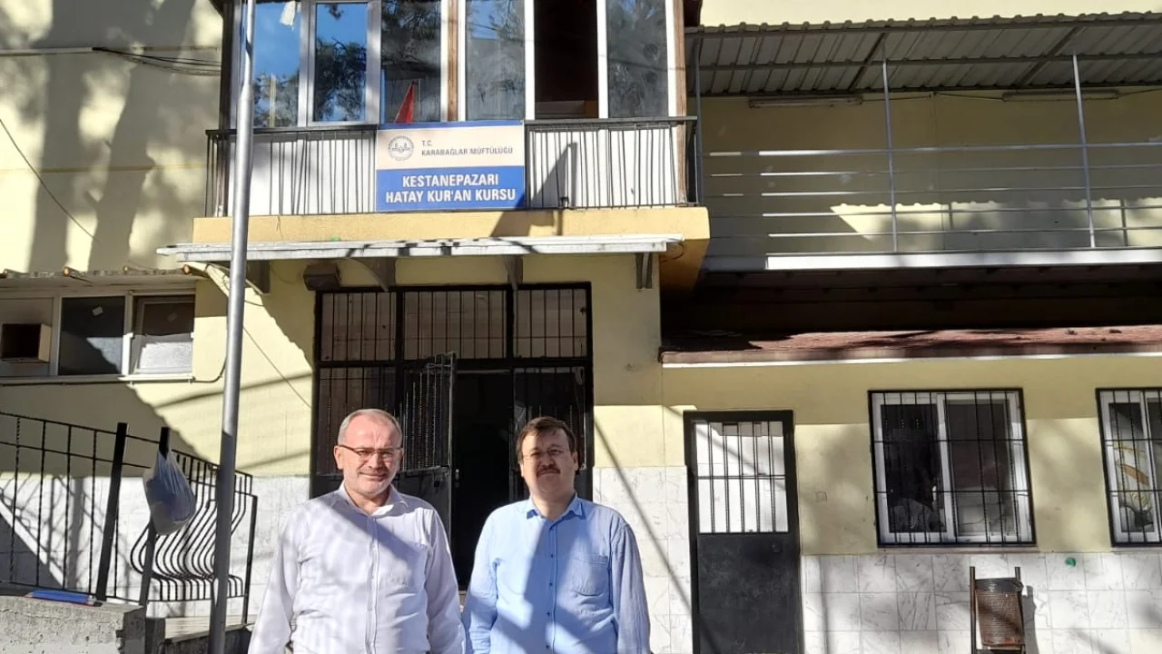 Kestanepazarı Mezunu Denizli Buldan İlçe Müftüsü Yasin Saadettin Yıldız Kampüsümüzü Ziyaret Etti.