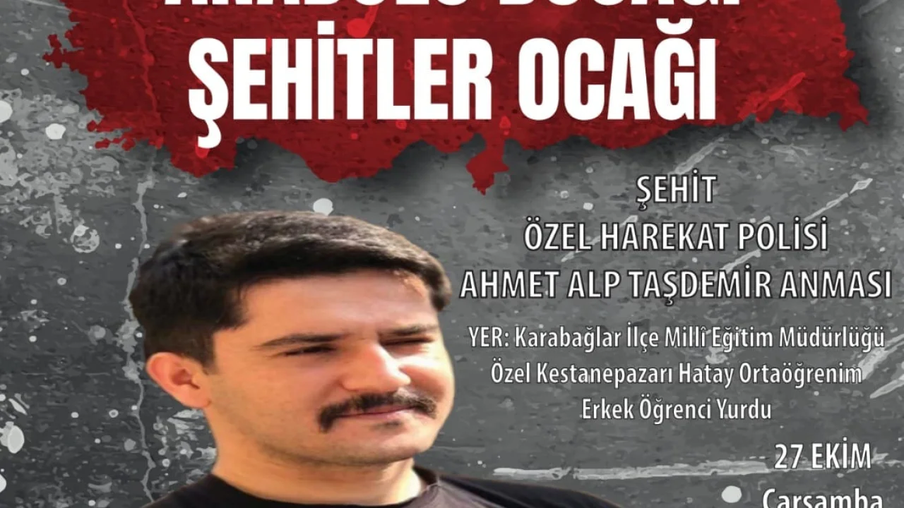 Şehit PÖH Ahmet Alp Taşdemir Anması