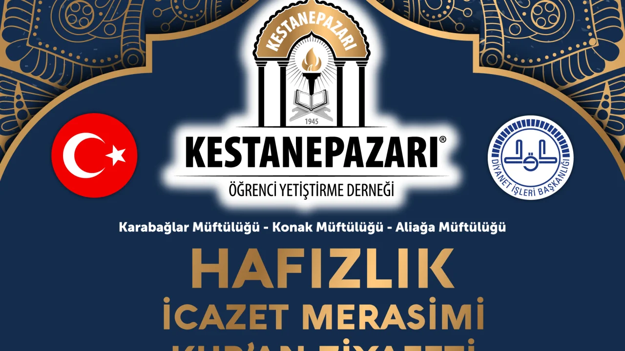 Kestanepazarı Hafızlık Merasimi 14 Kasım Pazar 2021