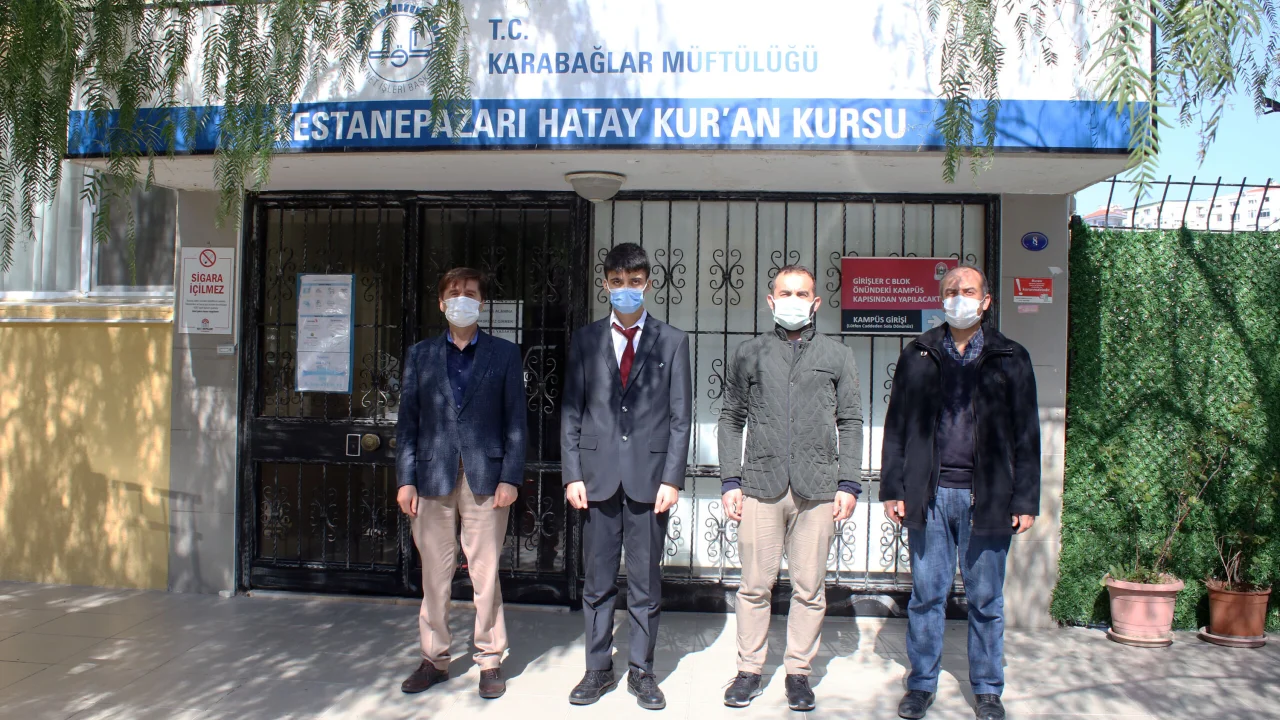 Öğrencimiz Lütfullah Zengin Kur’an-ı Kerim Güzel Okuma İzmir Birincisi