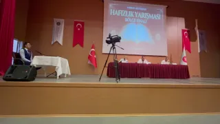 Kestanepazarı Hafızlık Yarışmasında Ege Bölge Birincisi Oldu
