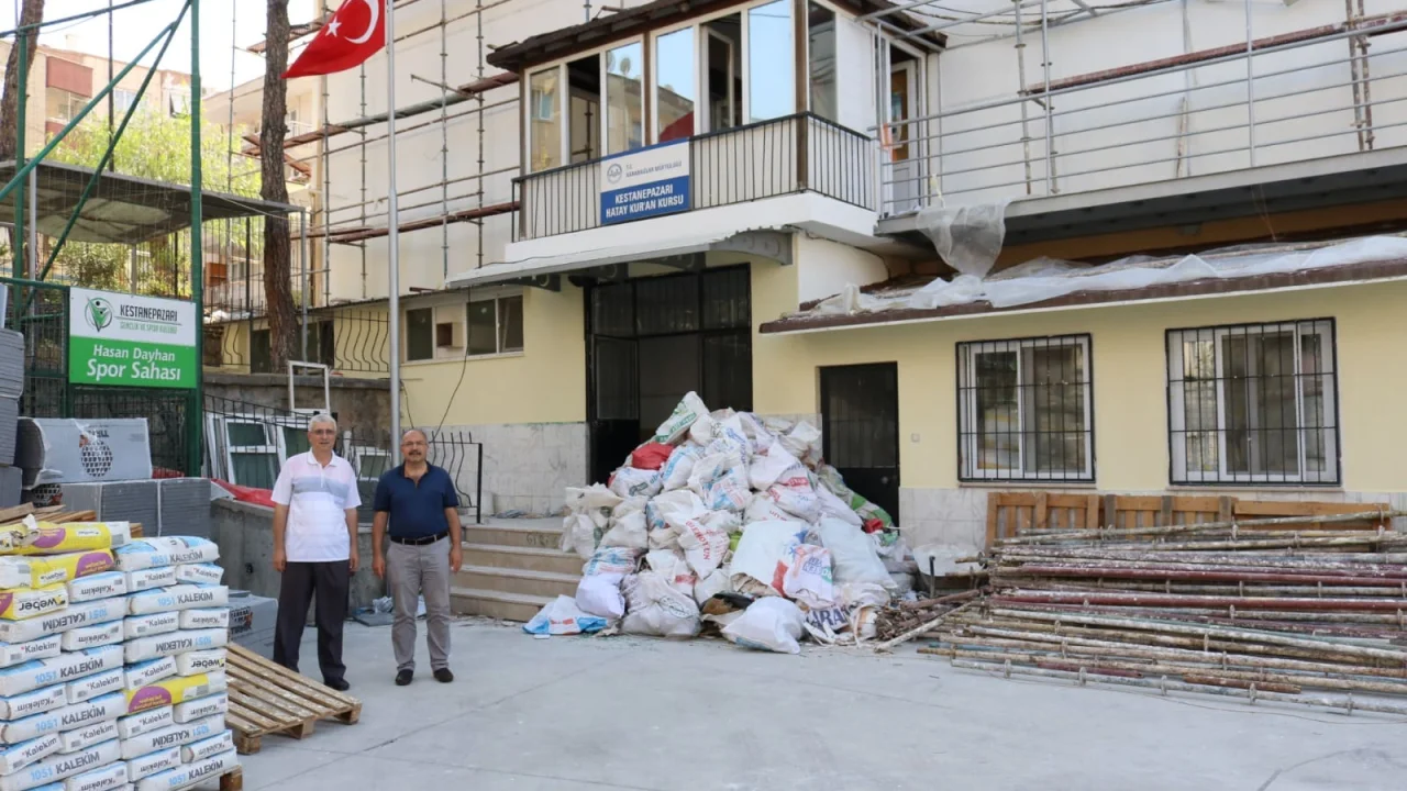KUR’AN KURSU TEPEDEN TIRNAĞA YENİLENİYOR