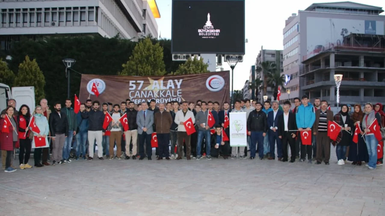 Kestanepazarı GSK “57. Alay Vefa Yürüyüşü”nde…