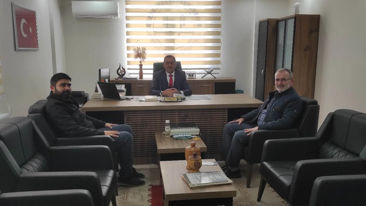 Menemen İlçe Müftüsü Mehmet Seven’i Makamında Ziyaret Ettik