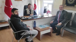 Çeşme İlçe Müftüsü Murat Yıldız’ı Ziyaret Ettik
