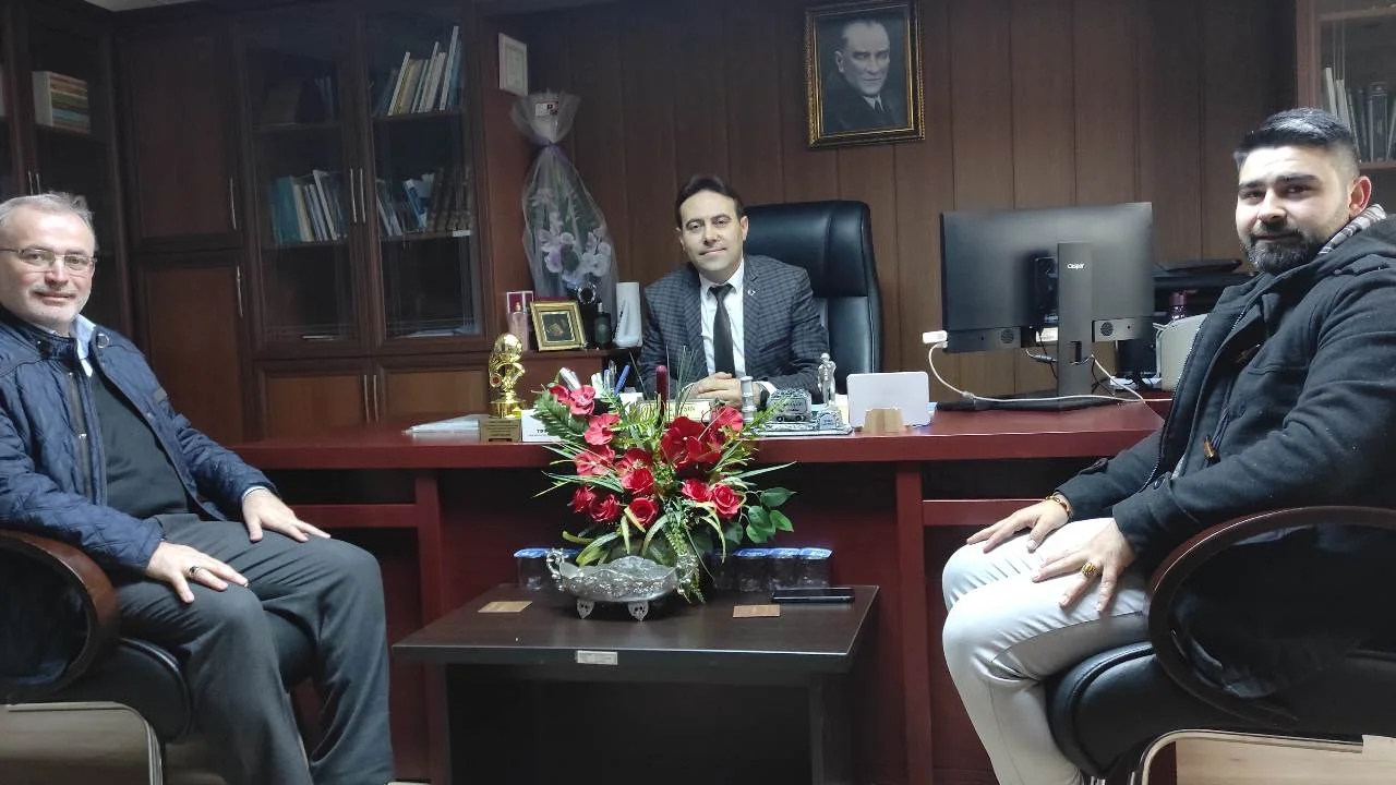 Aydın Çine İlçe Müftülüğüne Atanan Mezunumuz Yahya Ofşin’i Makamında Ziyaret Ettik