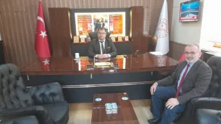 Bergama İlçe Milli Eğitim Müdürü Ekrem Ulus'u Ziyaret Ettik.